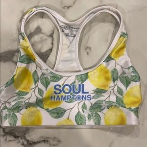 Goldsheep Hamptons Soulcycle sports bra